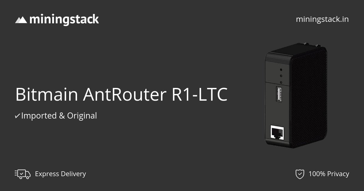 Bitmain AntRouter R1-LTC Litecoin ASIC Miner – MiningStack